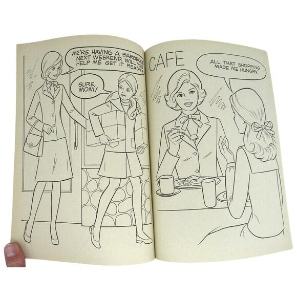 Mattel Growing Up Skipper Coloring Book w/ Paper Doll UNUSED 1978 Whitman NEW - Picture 6 of 8